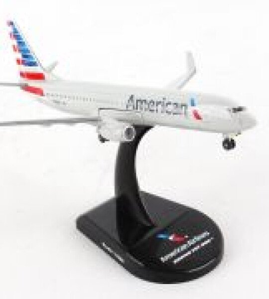 AVION A ESCALA POSTAGE STAMP AMERICAN AIRLINES 737-800 1/300