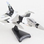 MODELO ESCALA 1/126 POSTAGE STAMP F-16  AK305 AF86 - METALICO