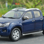 MODELO ESCALA 1/18 Dealer Edition Isuzu D-Max DMax J Truck (Blue) Diecast Car Model