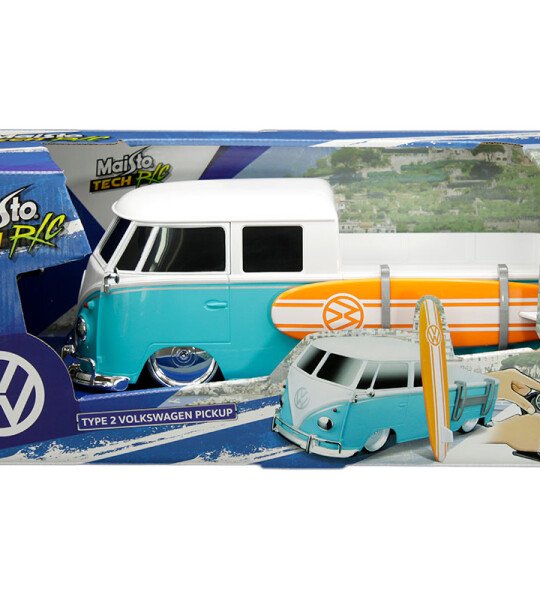 MODELO ESCALA 1:16 Volkswagen Pickup Type 2 with Surfboard – RADIO CONTROL