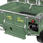MODELO ESCALA 1/18 DE Land Rover 1949 Green with Brown Canopy 1/18 Diecast Model Car by Minichamps