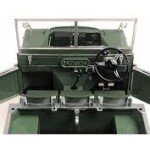 MODELO ESCALA 1/18 DE Land Rover 1949 Green with Brown Canopy 1/18 Diecast Model Car by Minichamps