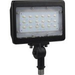 LUMINARIA LED MEDIUM FLOOD 30W 4000K BRONZE ARQUITECTONICO 100VAC - 277VAC IP65