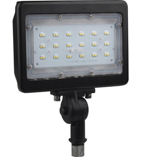 LUMINARIA LED MEDIUM FLOOD 30W 4000K BRONZE ARQUITECTONICO 100VAC - 277VAC IP65