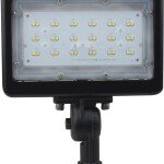LUMINARIA LED MEDIUM FLOOD 30W 4000K BRONZE ARQUITECTONICO 100VAC - 277VAC IP65