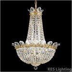 candelabro cristal Schonbek Roman Empire 3714-22A Chandelier SWAROVSKI CRYSTAL