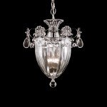 CANDELABRO CRISTAL Bagatelle 1 Light 120V Chandelier in French Gold with Clear Crystals from Swarovski