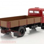MODELO ESCALA 1/18Mercedes-Benz L911 Flatbed Truck with Cover ruby red Schuco - CAMION METALICO MADE IN GERMANY