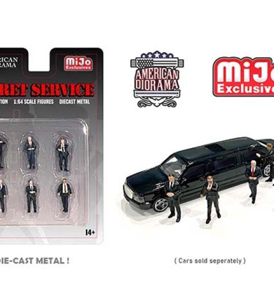 FIGURAS A ESCALA 1/64 UNITED STATES SECRET SERVICE MIJO EXCLUSIVE