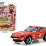 GREENLIGHT 41040 E 1971 DATSUN 240Z SHELL OIL #27 1/64 DIECAST MODEL CAR RED