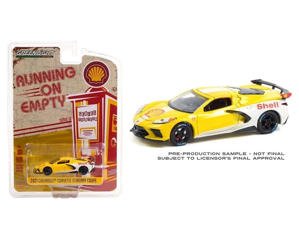 Greenlight 1:64 2021 Chevrolet Corvette C8 Shell Gas – Running On Empty Series 13