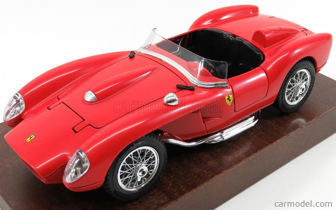 MODELO ESCALA 1/18 BBURAGO ITALIA- FERRARI - 250 TESTAROSSA SPIDER 1957