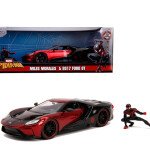 MODELO ESCALA 1:24 2017 Ford GT with Miles Morales Figure – Marvel Spider-Man - hombre araña