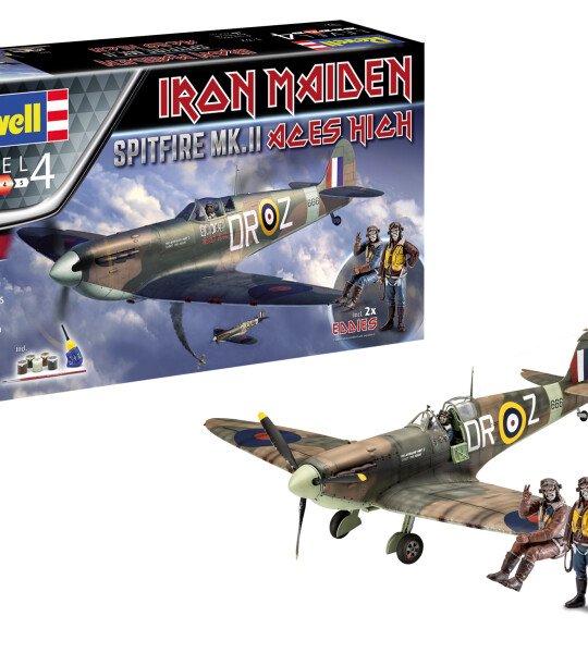 AVION PARA ARMAR A ESCALA 1/32 Spitfire Mk.II "Aces High" Iron Maiden