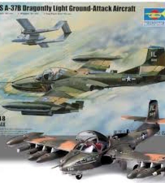 MODELO A ESCALA 1/48 A37B DRAGONFLY FUERZA AEREA DE EL SALVADOR (FAS) CON PHOTOETCH
