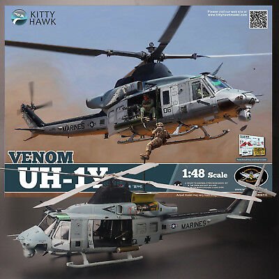 MODELO ESCALA 1/48 BELL UH-1Y VENOM DE KITTYHAWK