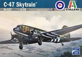 AVION A ESCALA 1/72 DOUGLAS C47 DOUGLAS SKYTRAIN - DC3 DE FUERZA AEREA EL SALVADOR -FAS