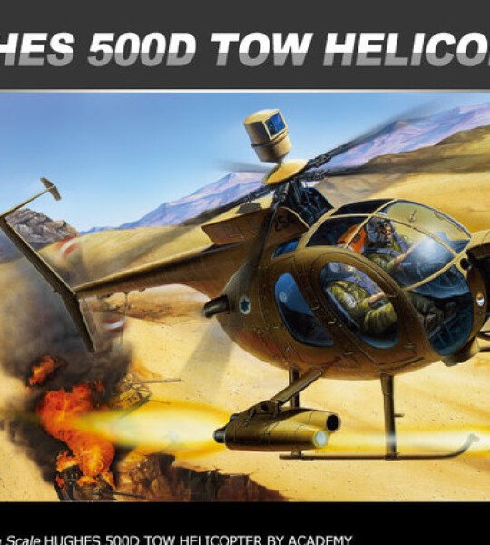 MODELO ESCALA 1/48 HUGHES 500 GUARDIANCILLO FUERZA AEREA DE EL SALVADOR - HELICOPTERO