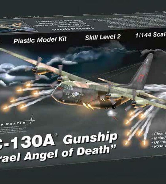 MODELO ESCALA 1/144 AC-130A / H GUNSHIP AZRAEL ANGEL OF DEATH