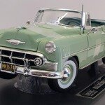 MODELO ESCALA 1/18 Chevrolet Bel Air Convertible 1953 Light Green