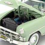MODELO ESCALA 1/18 Chevrolet Bel Air Convertible 1953 Light Green
