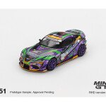 Mini GT 1:64 Japan Exclusive Toyota GR Supra KUHL 2021 D1GP EVANGELION RACING 2021- Limited Edition