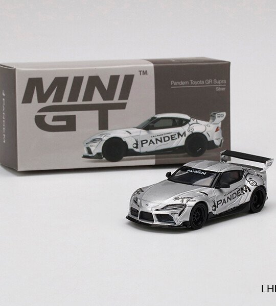 MODELO ESCALA 1/64 Pandem Toyota GR Supra V1.0 Silver