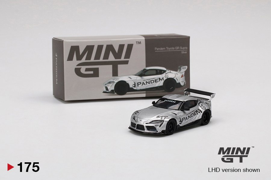 MODELO ESCALA 1/64 Pandem Toyota GR Supra V1.0 Silver