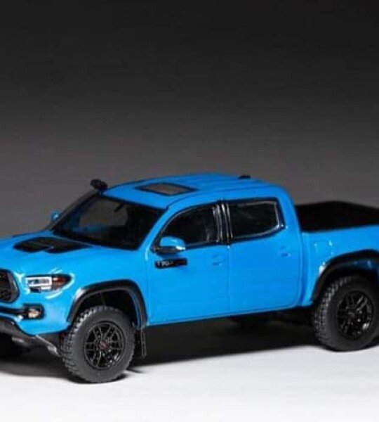 MODELO ESCALA 1/64 Toyota Tacoma TRD PRO Voodoo Blue - TARMAC WORKS JAPAN