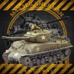 1/35 US Sherman M4A3E8 Medium Tank w/Workable Track Links