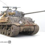 1/35 US Sherman M4A3E8 Medium Tank w/Workable Track Links