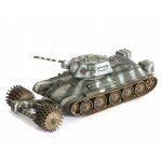 MODELO ESCALA 1/35 T-34/76 Soviet Medium Tank with Mine Roller