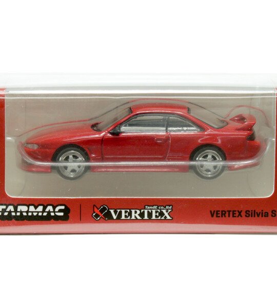 MODELO ESCALA 1/64 VERTEX Nissan Silvia S14 Red Metallic