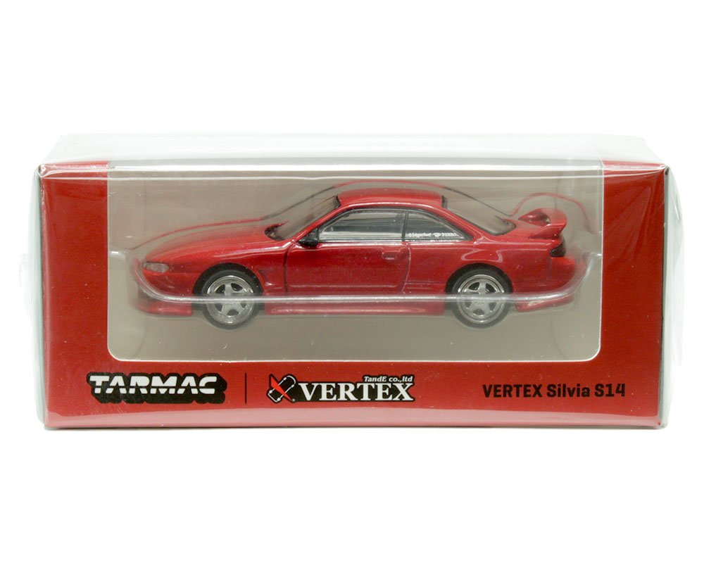 MODELO ESCALA 1/64 VERTEX Nissan Silvia S14 Red Metallic