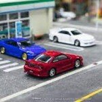 MODELO ESCALA 1/64 VERTEX Nissan Silvia S14 Red Metallic