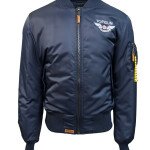 CHAQUETA ORIGINAL Top Gun ® OFICIAL MA-1 Bomber Jacket Navy con parches,