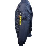 CHAQUETA ORIGINAL Top Gun ® OFICIAL MA-1 Bomber Jacket Navy con parches,