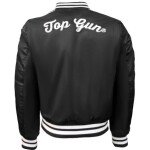 CHAQUETA ORIGINAL TOP GUN® ‘THE FLYING LEGEND’ REVERSIBLE MA-1 BOMBER JACKET BLACK