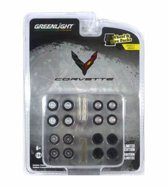 SET DE 16 LLANTAS DE GOMA PARA HOT WHEELS /GREENLIGHT/ JOHNNY LIGHTING 1/64
