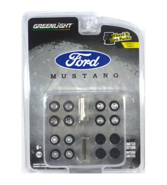 SET DE 16 LLANTAS DE GOMA PARA HOT WHEELS /GREENLIGHT/ JOHNNY LIGHTING 1/64