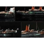 Academy MODELO PARA ARMAR A ESCALA 1/700 R.M.S. TITANIC CON ILUMINACION LED