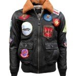 CHAQUETA ORIGINAL TOP GUN® OFFICIAL SIGNATURE SERIES JACKET de cuero legitimo