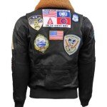 CHAQUETA ORIGINAL TOP GUN® OFFICIAL SIGNATURE SERIES JACKET de cuero legitimo