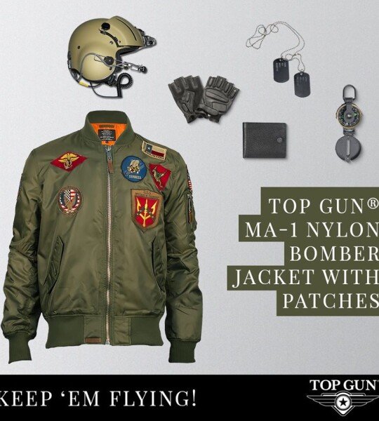 Chaqueta Maverick Top Gun MA1 ORIGINAL CON LICENCIA DE FABRICA TOPGUN U.S.A.