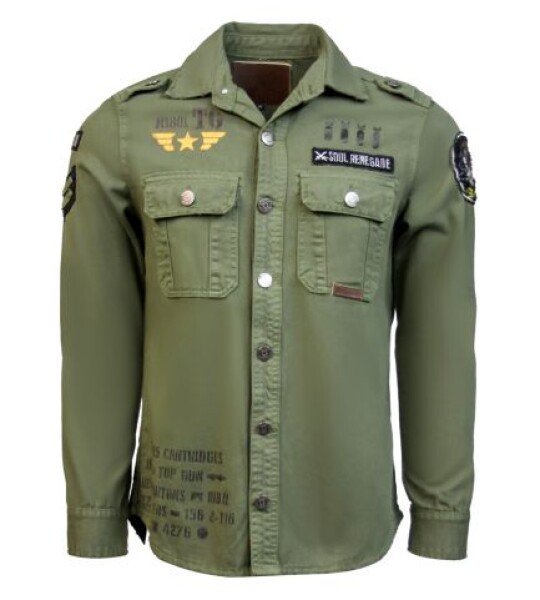 CAMISA ALGODON TOP GUN® MILITARY SHIRT