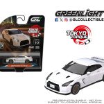 Greenlight 1:64 Tokyo Torque Series 10 – 2007 Nissan GTR with Custom Wheels – Pearl White – Solid Pack