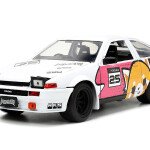 MOCELO ESCALA 1:24 1986 Toyota Trueno AE86 with Figure – Aggretsuko – Hollywood Rides