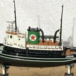 BARCO Remolcador a escala 1/55 Texaco Havoline Edición Especial (tugboat ya armado)