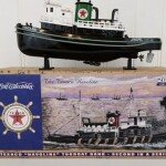BARCO Remolcador a escala 1/55 Texaco Havoline Edición Especial (tugboat ya armado)