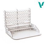 Estación de trabajo 40 x 30 cm con almacenamiento vertical PARA PINTURAS VALLEJO Y ACCESORIOS